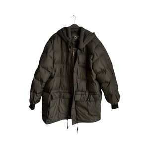 Eddie Bauer Kara Koram vintage down parka  charcoal grey down size XXXL